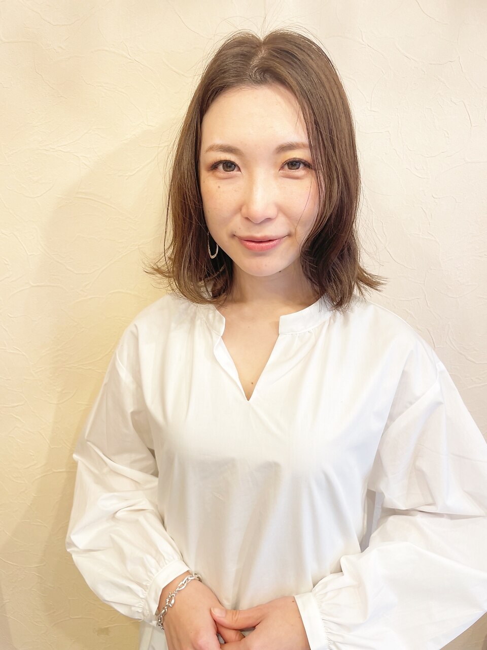 【wellbeing】カット＋HUE miraiカラー＋COTA premiqueトリートメント
