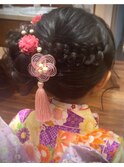 七五三ヘアセット