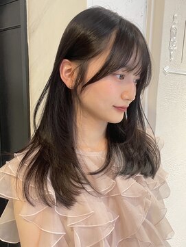 サイン 渋谷(SIGN) ザクザクレイヤーカット巻き方簡単ミディアムロング韓国渋谷