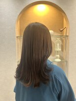 カラークチュール(Color Couture)&nbsp;デザインカラー/レイヤーカット/オリーブベージュ/ウエットヘア