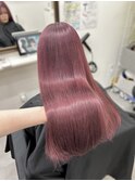 Rose pink/秋ヘア/艶髪/髪質改善