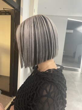 ナンバー 竪町(number+) 20代30代大人可愛い髪質改善カラー×ハイトーンストレート