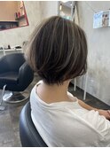 アンブレラカラー×ショートボブ