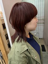 キューズ クラブ(cuz KLUB)&nbsp;【cuzKLUB】マッシュウルフ×バーガンディー 池袋