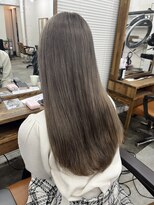 アジールヘア 北千住駅西口店(agir hair)&nbsp;ダブルカラーミルクティーグレージュカラー北千住