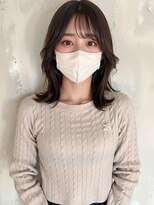 ビースト ナガウラ(BEEST)&nbsp;韓国 顔まわりカット 透け感カラー ブルーブラック ベージュ