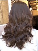 表参道 コテ巻き風パーマ フェミニンロング 似合わせカット