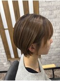『丸みショートボブ』髪質改善/カット/30代/40代/浦和/個室/駅近