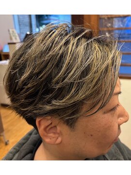 アジアンヘアー(ASIANHAIR) メンズカット＋ハイライトメッシュ