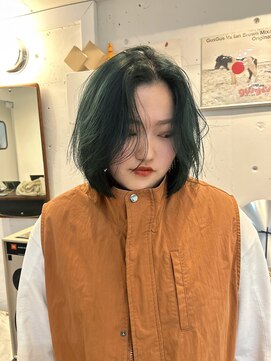 ベンジー 天神店(benji) [Kira]mosgreen×cut