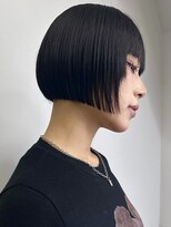 ゲームバイアランスミシー 心斎橋(GAME by Alan Smithee)&nbsp;ボブ/ミニボブ/切りっぱなしボブ/ワンレン/黒髪/前髪