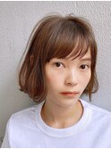 ナチュラルボブ／アッシュブラウン