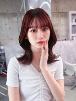 フィヴェント(Fivent)&nbsp;美髪韓国レイヤーイメチェン夏ハイライトカラーくびれヘア