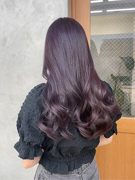 リアン(Lien) ブリーチなしダブルカラー/透明感/バイオレットブラウン