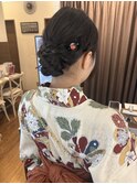 浴衣ヘア ゆるふわアレンジ フルアップ