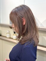 ソエル(Soell)&nbsp;Soell 三宮 ヘーゼルブラウン ミディアムレイヤー ボブレイヤー