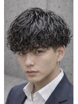 ブラン 池袋(BLANC)&nbsp;ルーズ波巻きスパイラルパーマ　マッシュ