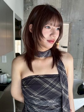 サイン 韓国ボブ 渋谷(SIGN) 韓国ボブレイヤーボブ渋谷タッセルボブお洒落なレイヤーカット