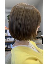 エイティヘア(Eighty hair)&nbsp;切りっぱボブ×ミルクティーグレージュ