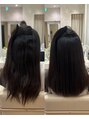 シンシア 銀座(sinsia) 根本の強い癖にもsinsストレートで柔らかくまとまる髪へ導きます