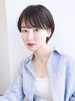ハウスアンドヘアーワークス(House&Hair works) 前髪長め大人小顔ショート30代40代50代 藤沢