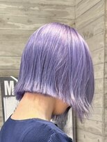 ヲタク(wotaku.)&nbsp;ラベンダーアッシュハイトーンタイトボブブリーチケアブリーチ