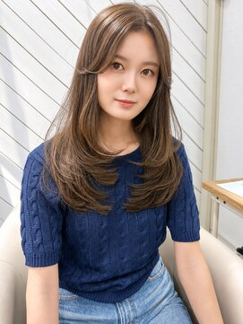 ユイマァル 倉敷(YUIMARL) 倉敷レイヤーカット20代30代ブリーチなしダブルカラーベージュ