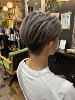ミュー(m)&nbsp;ルーツ暗め×グレーバレイヤージュ