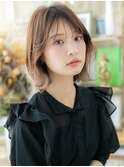 ブリーチなしインナーカラーマッシュウルフレイヤーボブ20代c9