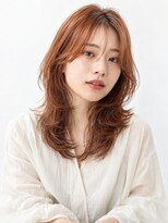 トリニティ(trinity)&nbsp;ブリーチ×髪質改善　オレンジブラウン【豊見城】