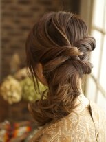 ベック ヘアサロン(BEKKU hair salon)&nbsp;ALLねじりで作る簡単ルーズなサイドダウンアレンジスタイル☆