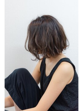 ヘアージャンティ(HAIR GENTIL) ボブ 【 大人かわいい × 無造作 カール × 大人ボブ 】