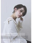 ○スタイリング簡単♪大人小顔シースルハンサムショート○中島