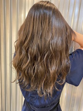 ジーナ 札幌(Zina) 【Zina札幌】フリンジウェーブ前髪大人かわいいココアブラウン