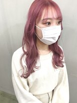 シェア 天王寺(share)&nbsp;ビビットピンク/アッシュピンク/アンニュイヘア/抜け感ヘア