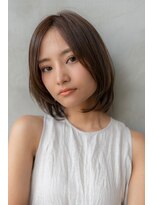 ドットハリス(.Hallis) 大人かわいい/小顔/ミディアムレイヤー/20代30代40代