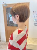 大人かわいい20代30代40代　丸みのあるマッシュショート