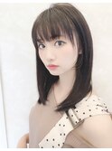 うぶバングヘア