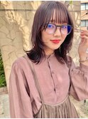 秋ピンクのレイヤースタイル