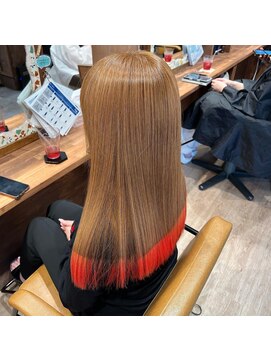 ルララドゥ サラ艶テールオレンジ