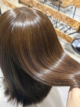 カタチ バイ アンジュ(katachi by Ange)の写真/【髪と頭皮のデトックスでトリートメント効果,持続力UP◎】カラーの色や艶,質感を向上、持続させる髪質改善