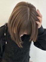 メゾンアクア 表参道(Maison ACQUA)&nbsp;☆ブリーチなし透明感カラー ダブルカラー  ベージュカラー