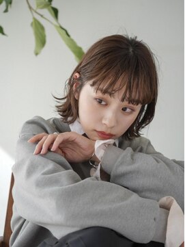 ラヴィズム 松崎店(LUVISM) ミディアム顔周りレイヤーおくれ毛前髪東区松崎