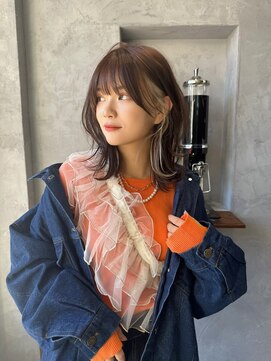 ロンドカスティーヨ 四日市(Lond castillo) 【futaba】ミディボブ/インナーカラー