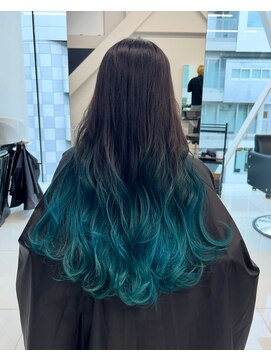 アライブ キチジョウジ(ALIVE Kichijoji) 【ALIVE吉祥寺】ターコイズブルーグラデーションカラー