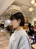 ゼスト 中野店(ZEST)&nbsp;【zest中野/セイラ】おさまりのいいぷっつりボブ