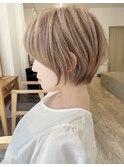 【Say.福岡】ショート×ハイトーン×ダブルカラー×透明感カラー