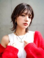 ギークス(GEEKS)&nbsp;【GEEKS渋谷】ウルフ/ピンクグレージュ/春カラー/顔周りレイヤー