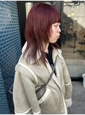【sayaca】ブリーチなしカラー/ワインレッド/チェリーレッド