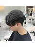 メンズ【鈴木菜月指名限定】カット+眉毛パーマ